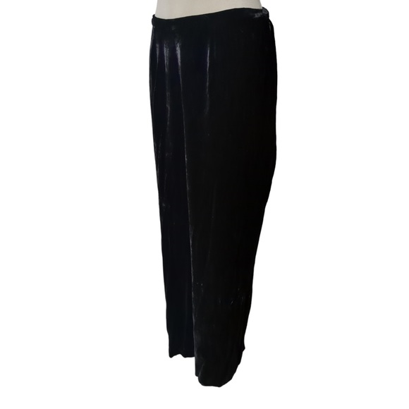 WINDS MOOR Gorgeous Beaded Black Terciopelo Two Pieces Pants and Jacket Size 16 - Picture 9 of 16